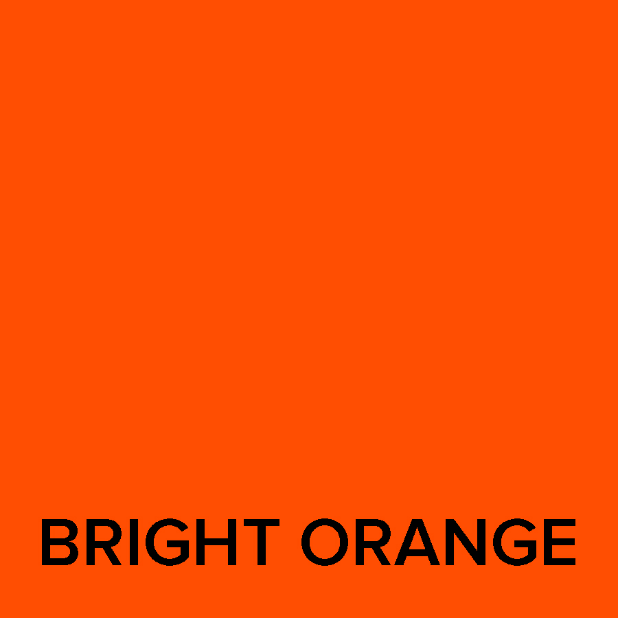 Bright orange paper color